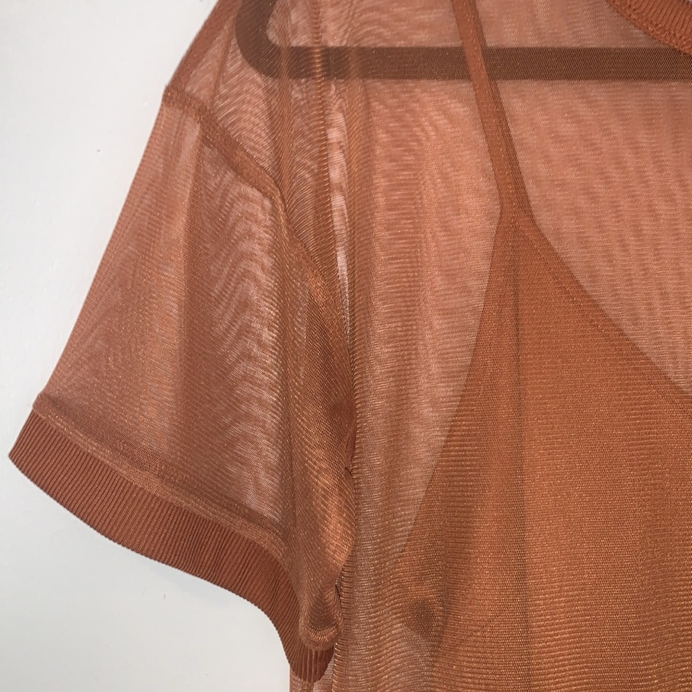 Forever 21 Layered Mesh Shirt Dress S - Picture 5 of 10